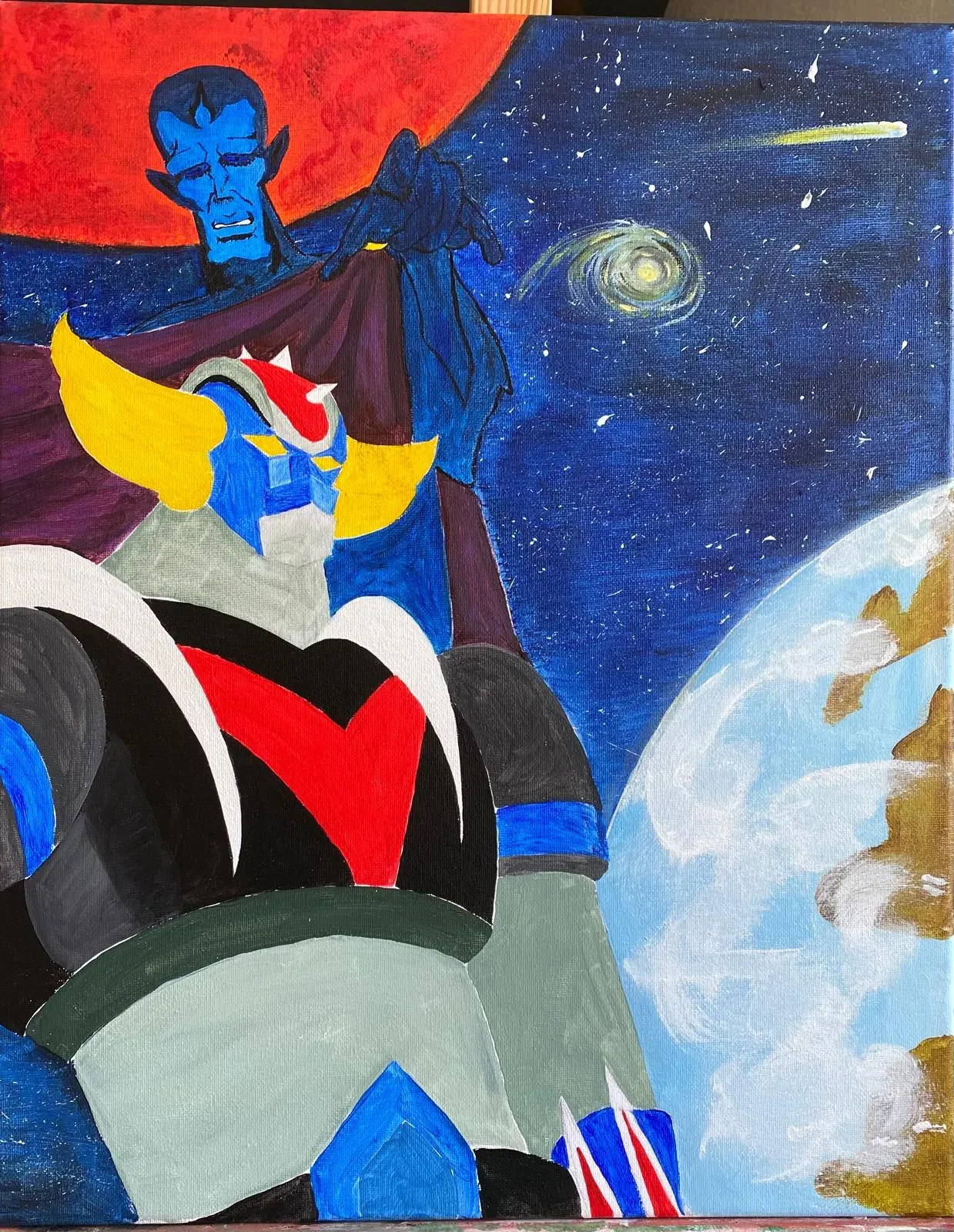 Goldorak dans l’espace