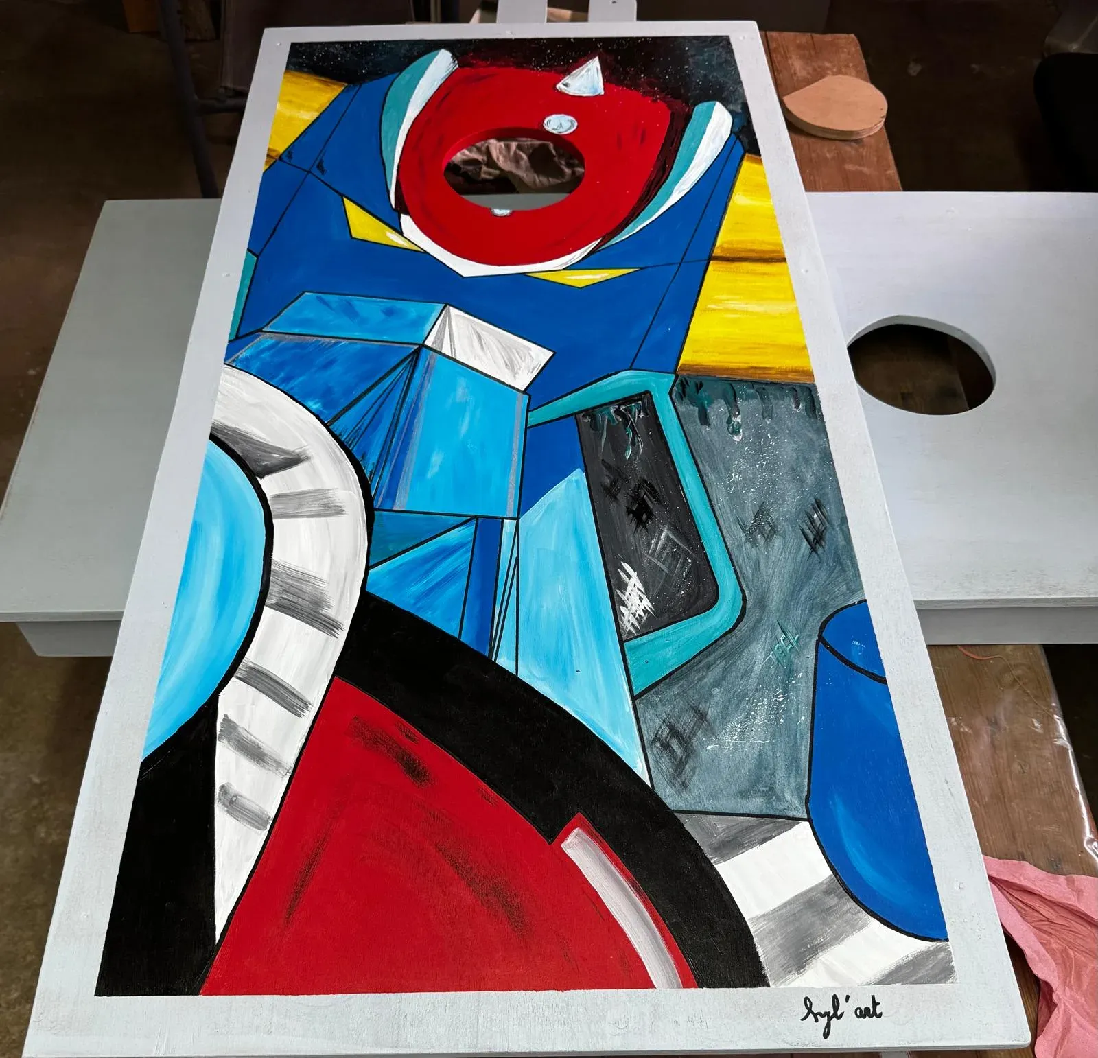 Cornhole « Goldorak »