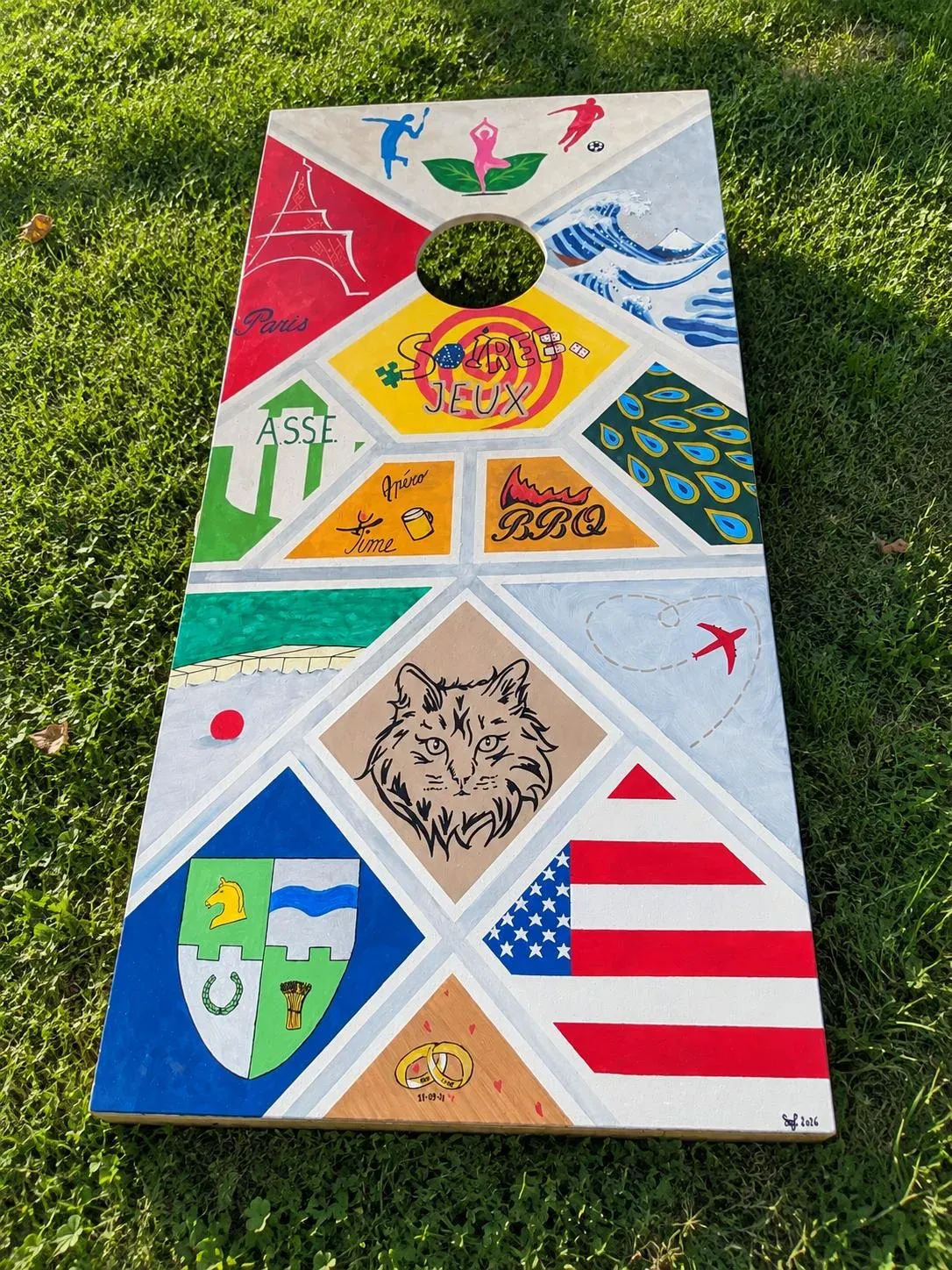 Cornhole « Souvenirs de voyage »