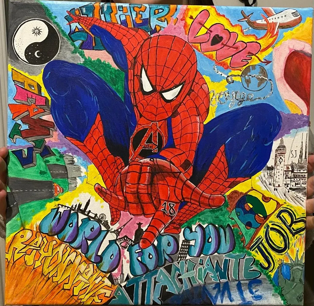 Spider-Man, toile personnalisée